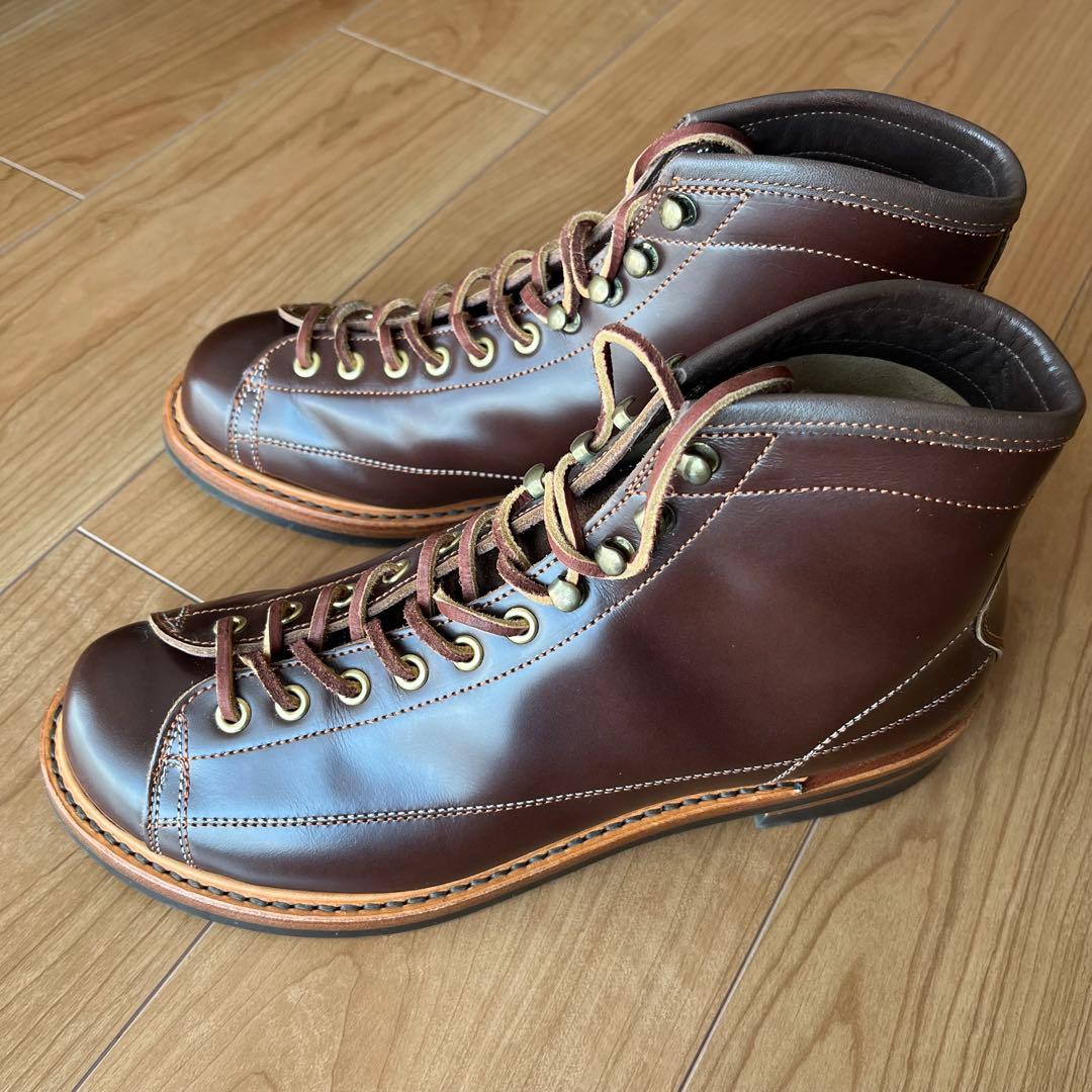 新品同様】ロン・ウルフLONEWOLF ワイヤーマンブーツ サイズ9 ブラウン