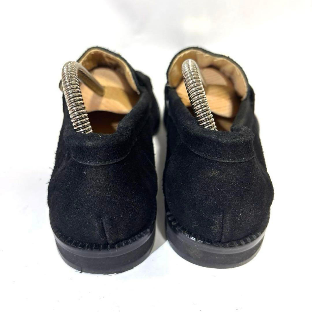 ✨人気✨　エルメス　HERMES モカシン　スウェード　ブラック　23.5cm