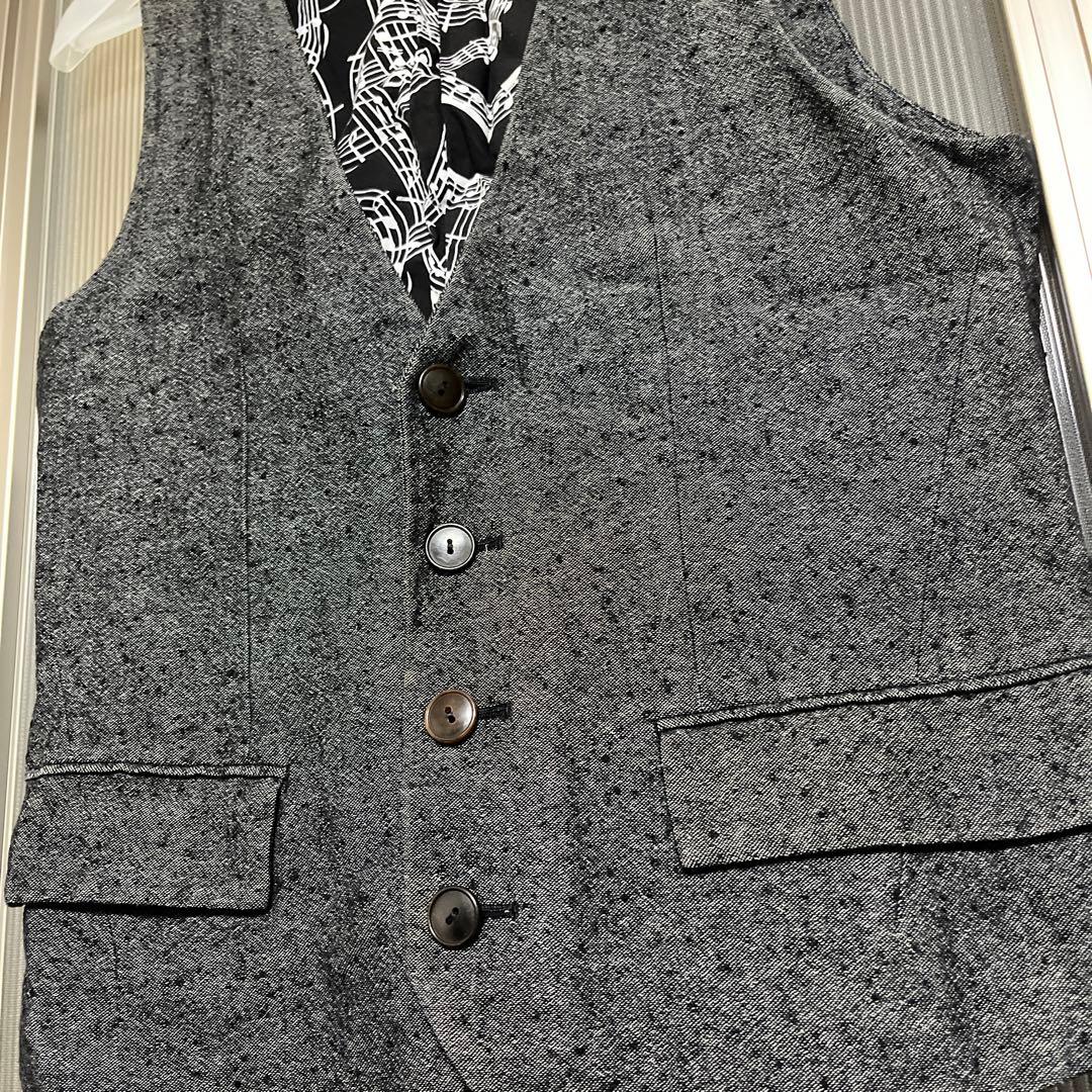 07SS NUMBER (N)INE ナンバーナイン 音符柄ベスト 2 - メルカリ