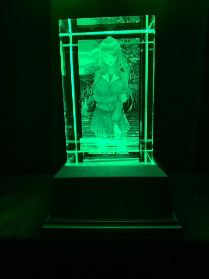 1点のみ　ピロ水　アマカノ2 3Dクリスタル　黒姫結灯