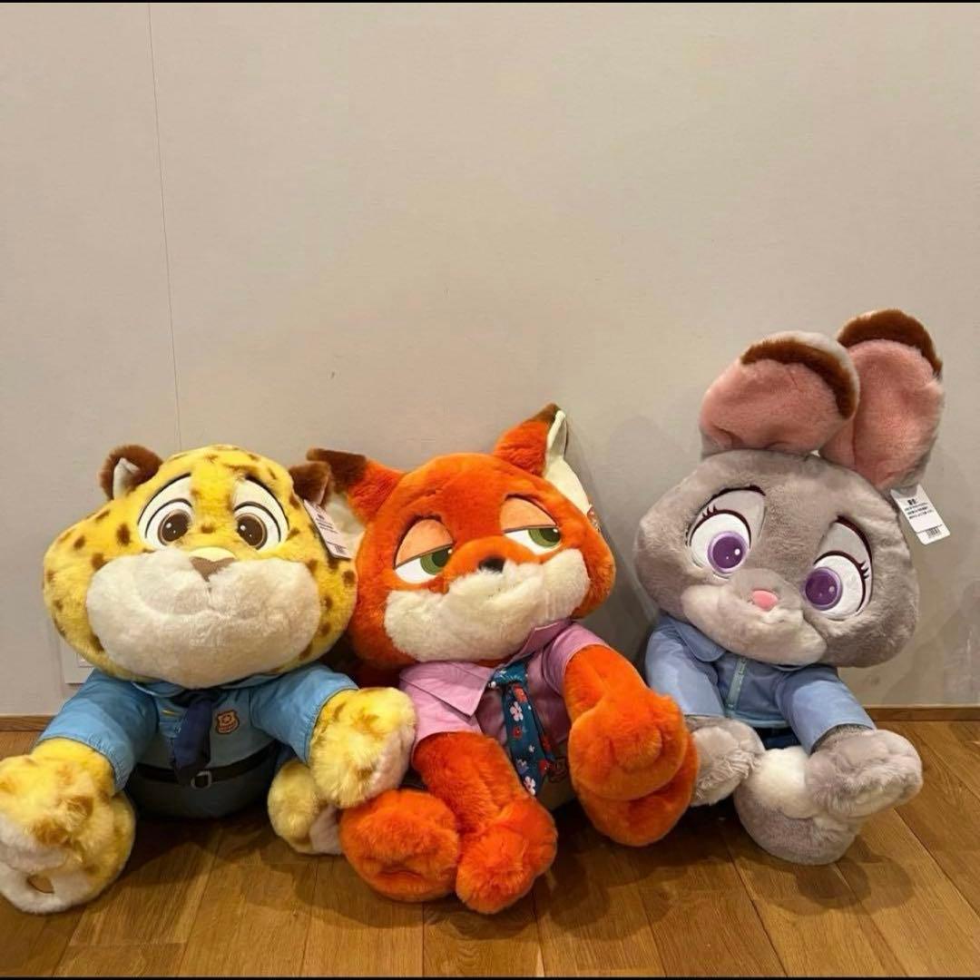 コストコ ディズニー ぬいぐるみ ズートピア2 ジュディ ニック クロウ