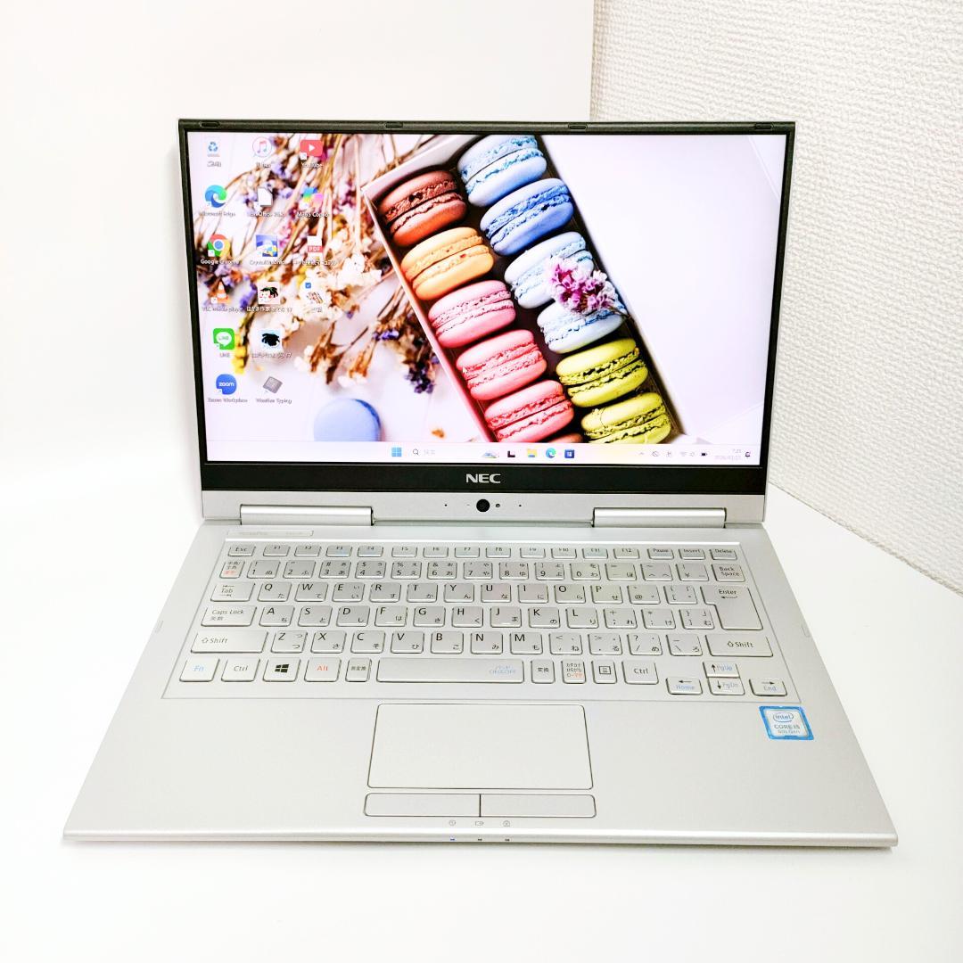 タッチパネル✨️2in1/SSD/第8世代i5/オフィス付きNECノートパソコン