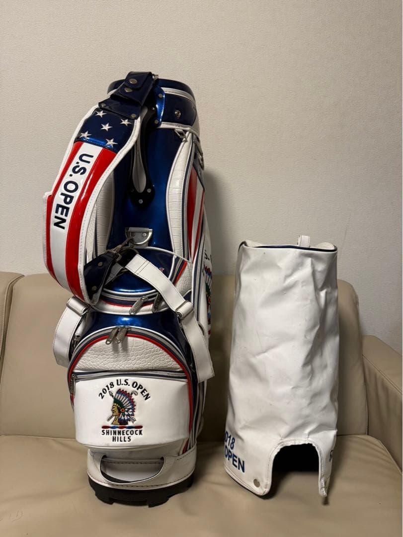 送料込み】激レア 日本未発売限定品 U.S OPEN ゴルフバッグ 最短発送