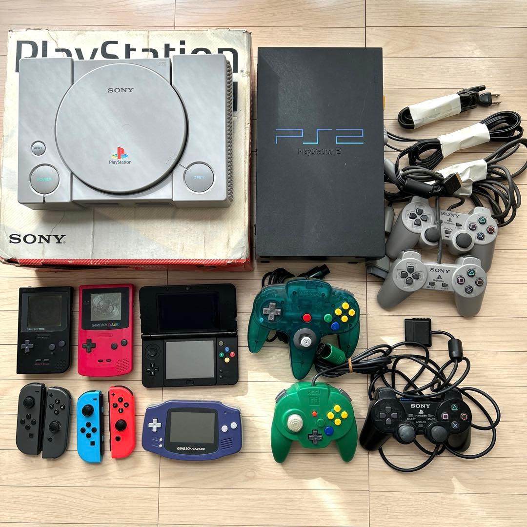 ジャンク レトロゲーム機 大量まとめ売り New 3DS PS2 コントローラー