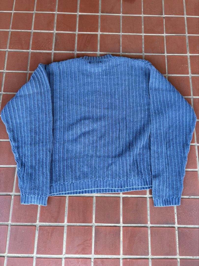 90s L.L.Been コットンニット　ボックスシルエット　短丈