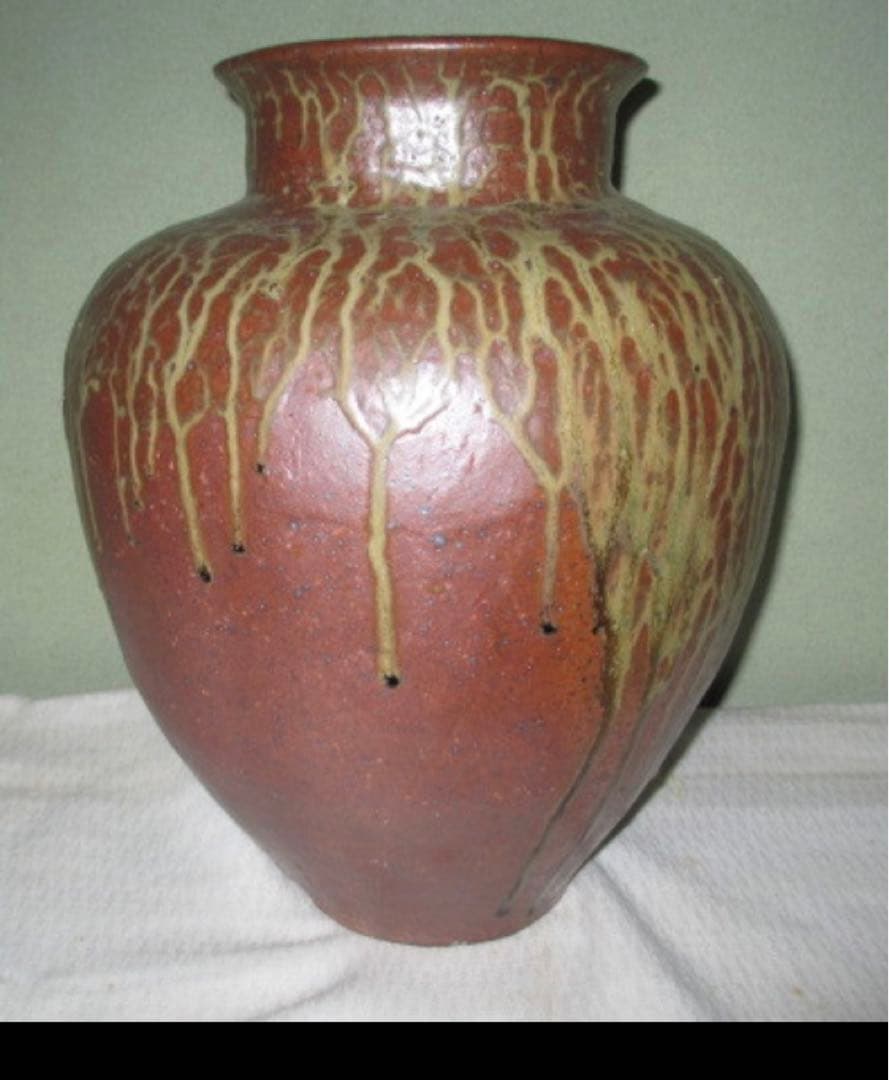 定価68万！澤田重治 壺 澤田重治 さわだしげじ 常滑焼 大壺 市指定無形