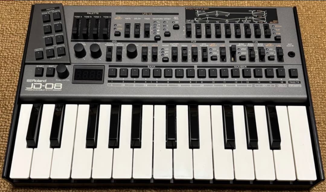 鍵盤楽器 Roland JD-08 + K-25M 楽天市場】Roland JD-08 + 25鍵ミニキーボード K-25Mセット : 楽器の