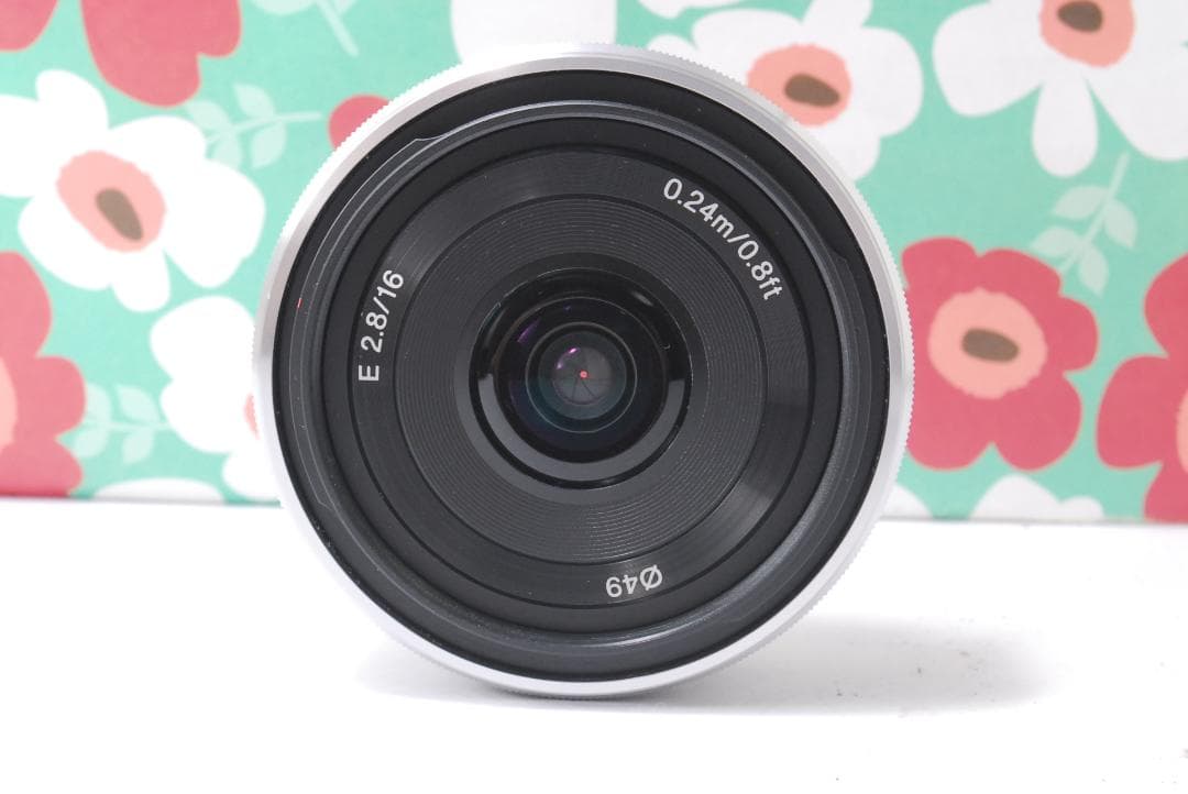 ❤SONY 単焦点 SEL16F28❤パンケーキレンズ Eマウント❤大人気❤