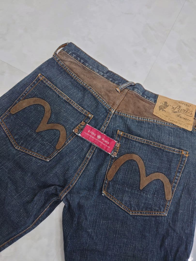 EVISU PARIS ビンテージデニム 36×34 当時物 エビスジーンズ - メルカリ