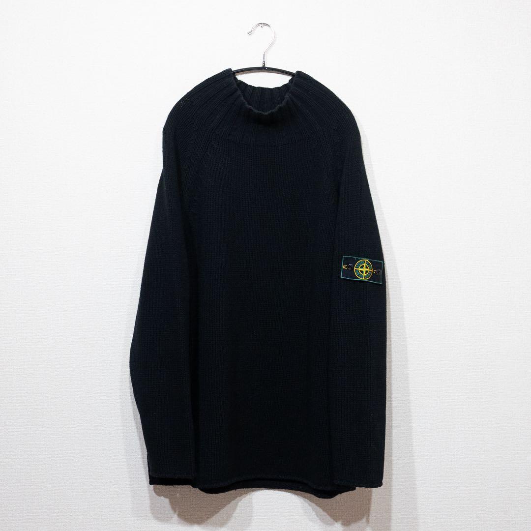 STONE ISLAND 94AW Oversized Knit グリーンエッジ - メルカリ