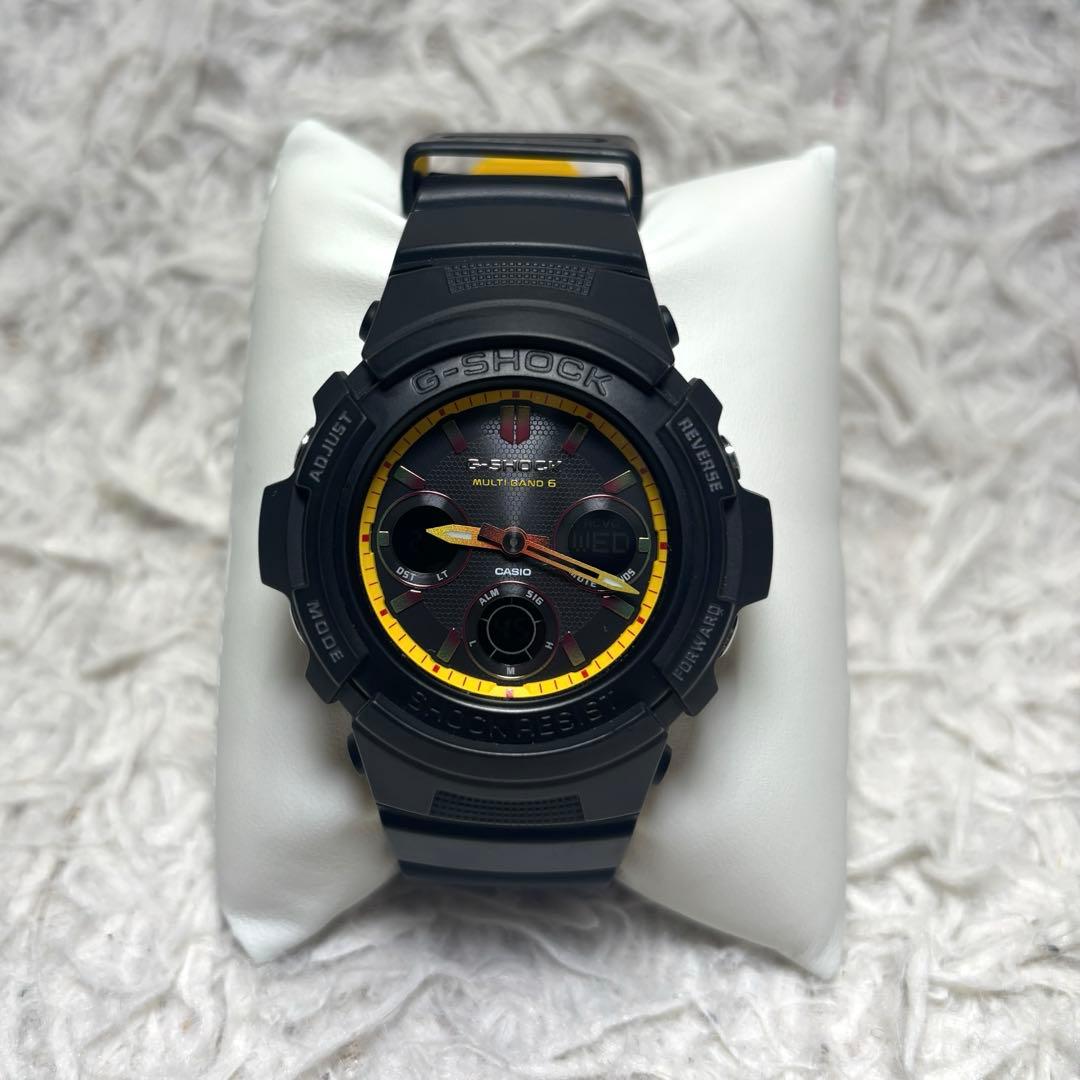 極美品 未使用レベル 箱付 G-SHOCK AWG-M100SBY イエロー - メルカリ