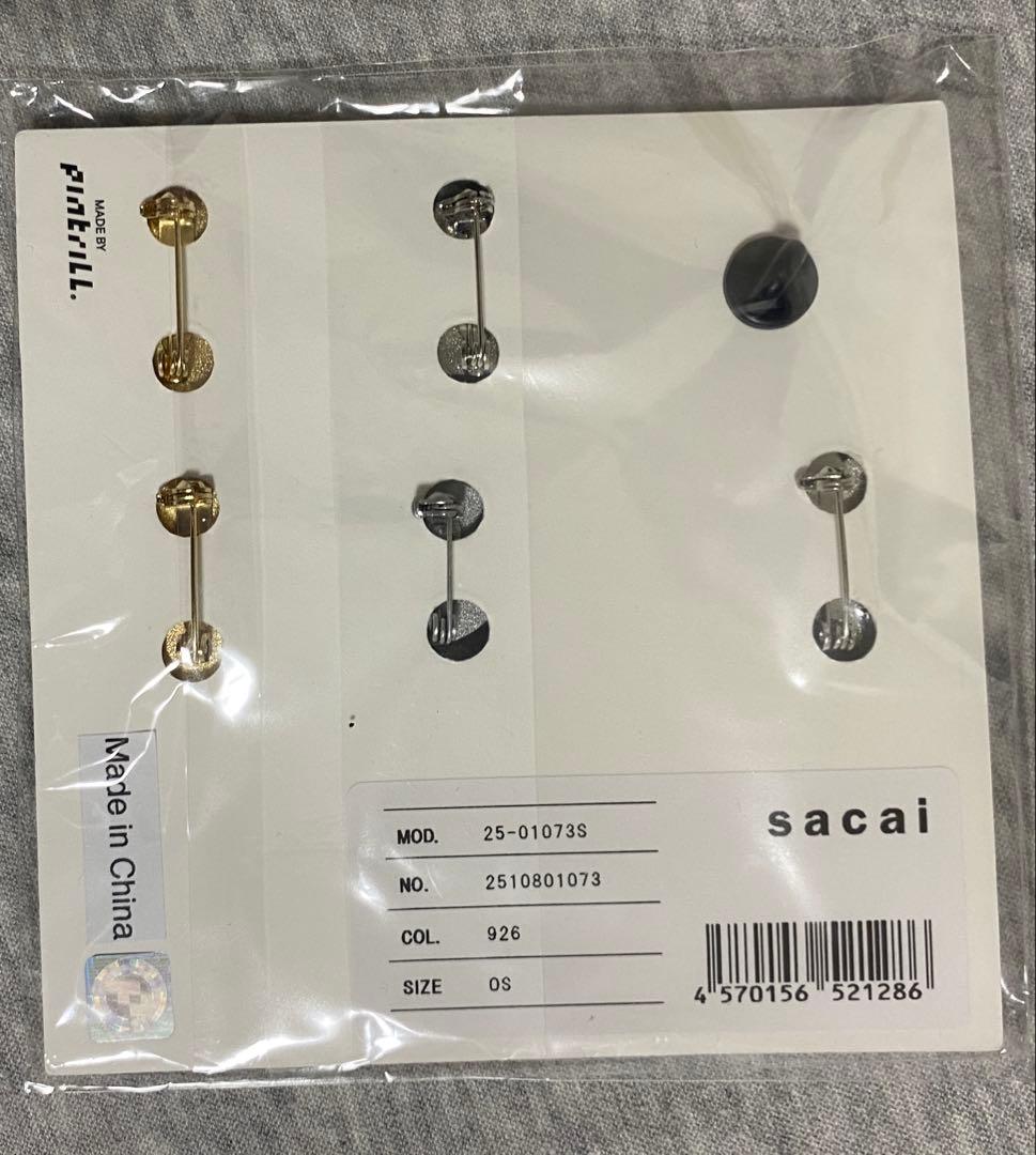 LEVI'S x SACAI コラボピンズセット(6pcs) シルバー