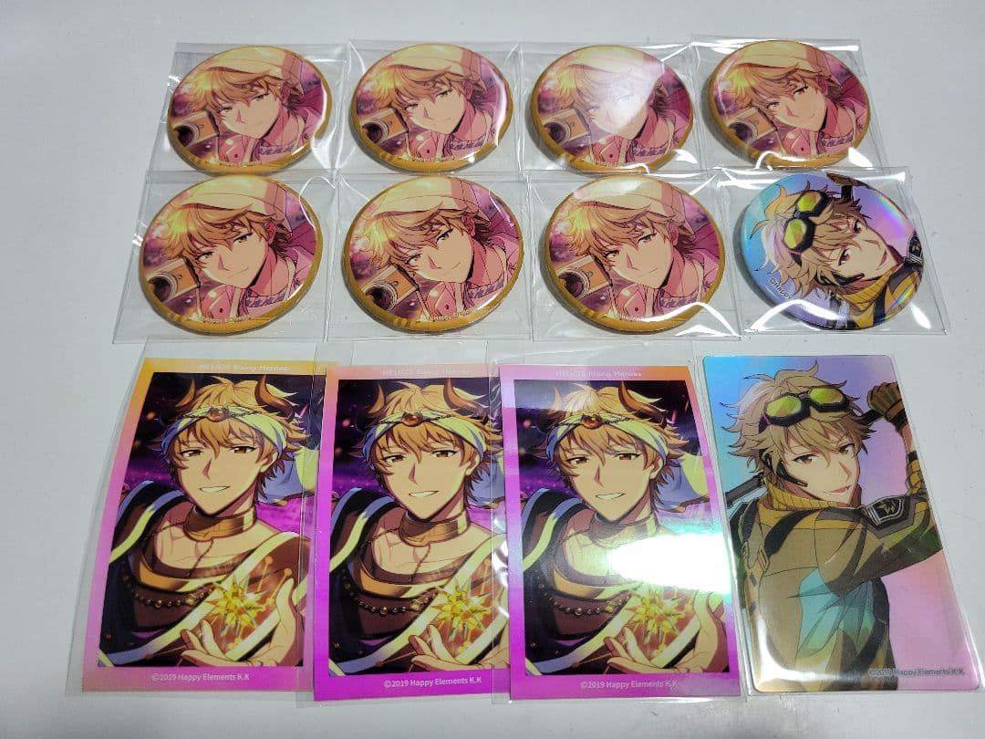 エリオスR ウィル 缶バッジ オーロラカード クリカ AGF まねきねこ