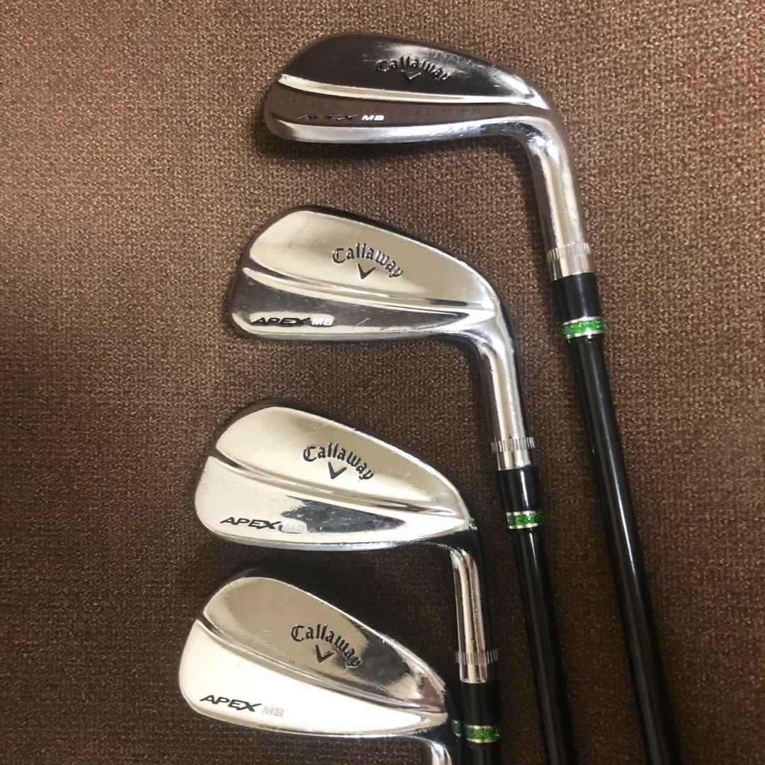 激レア】キャロウェイAPEX MB3〜PW(ヘッドのみ) - メルカリ