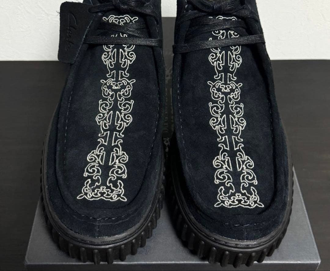 Pleasures 黒 スエード デッキシューズ 26.0cm