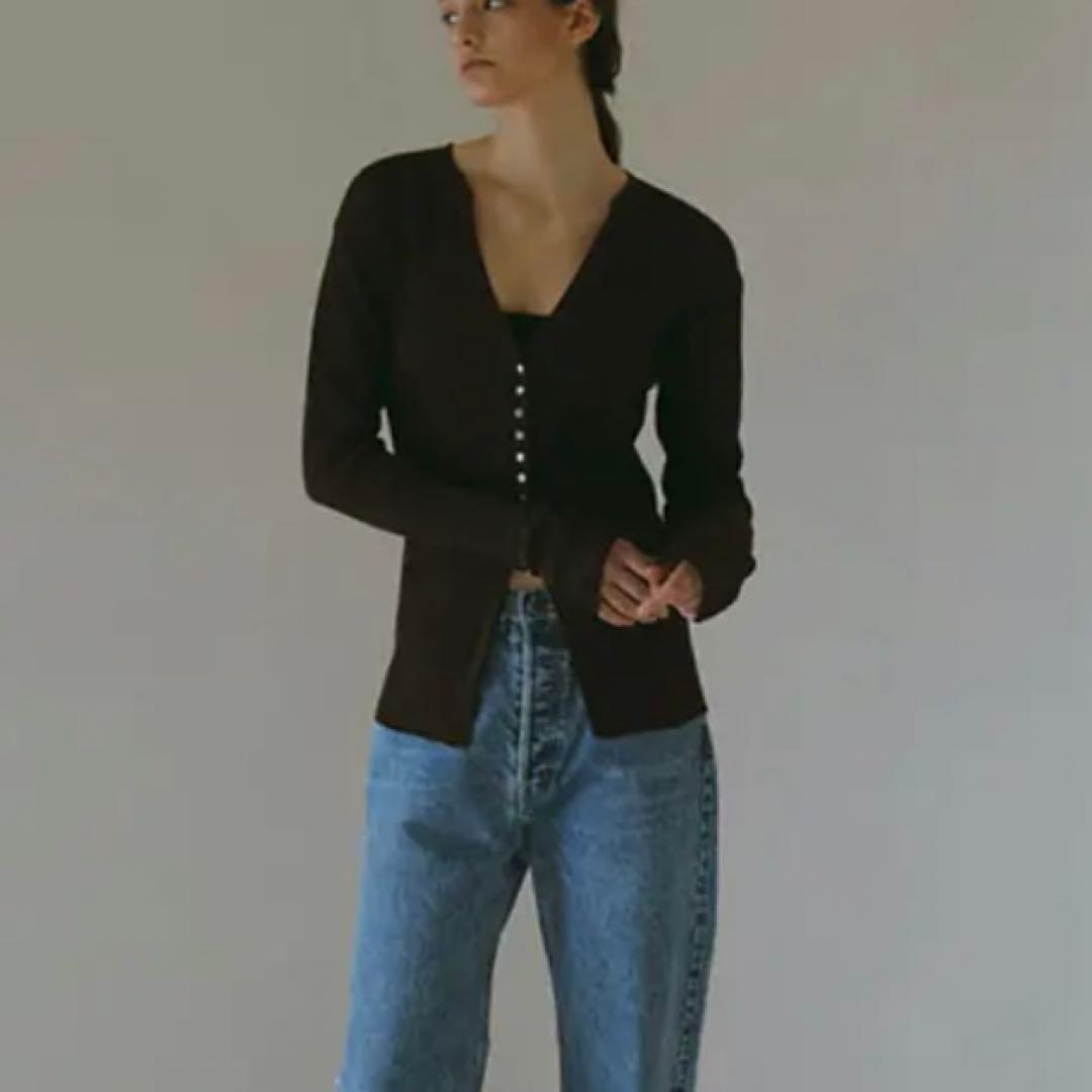 エトレトウキョウ シアーリブニットカーディガン - メルカリ