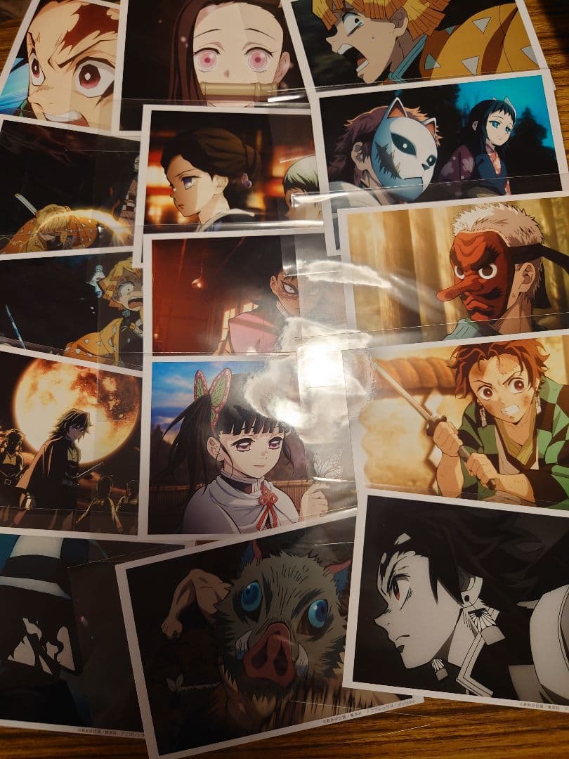 鬼滅の刃立志編【OP】場面写ランダムブロマイドくじ全15種コンプリート