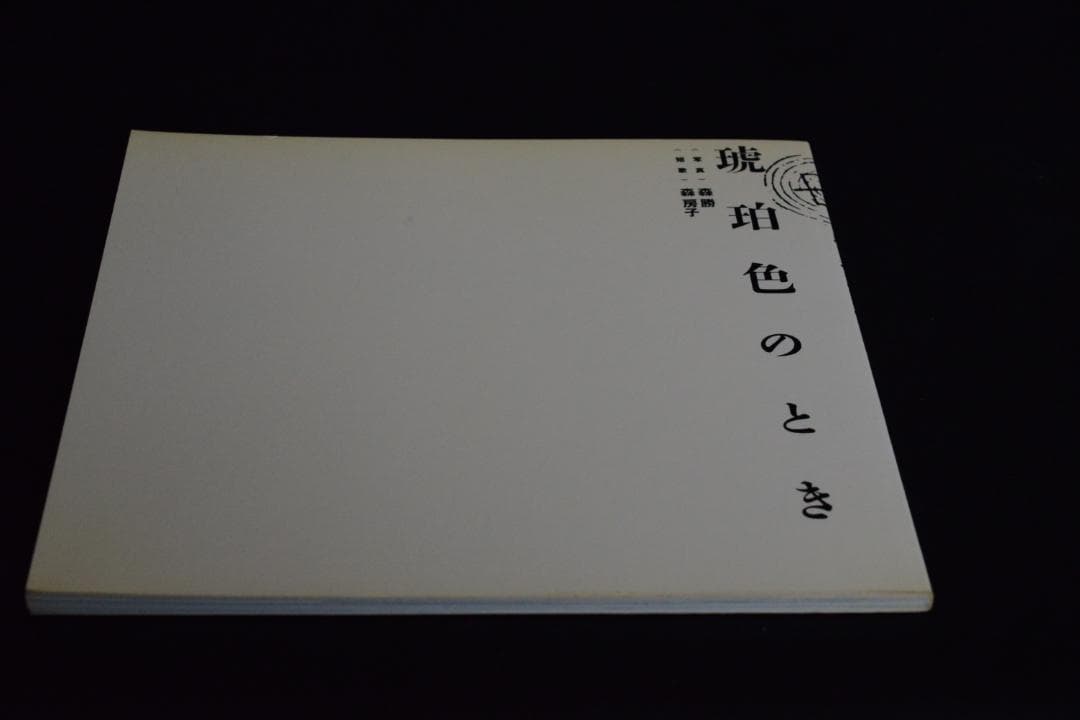 【琥珀色のとき】　鈴木清写真集　１９９０年初版発行　私家版　美品