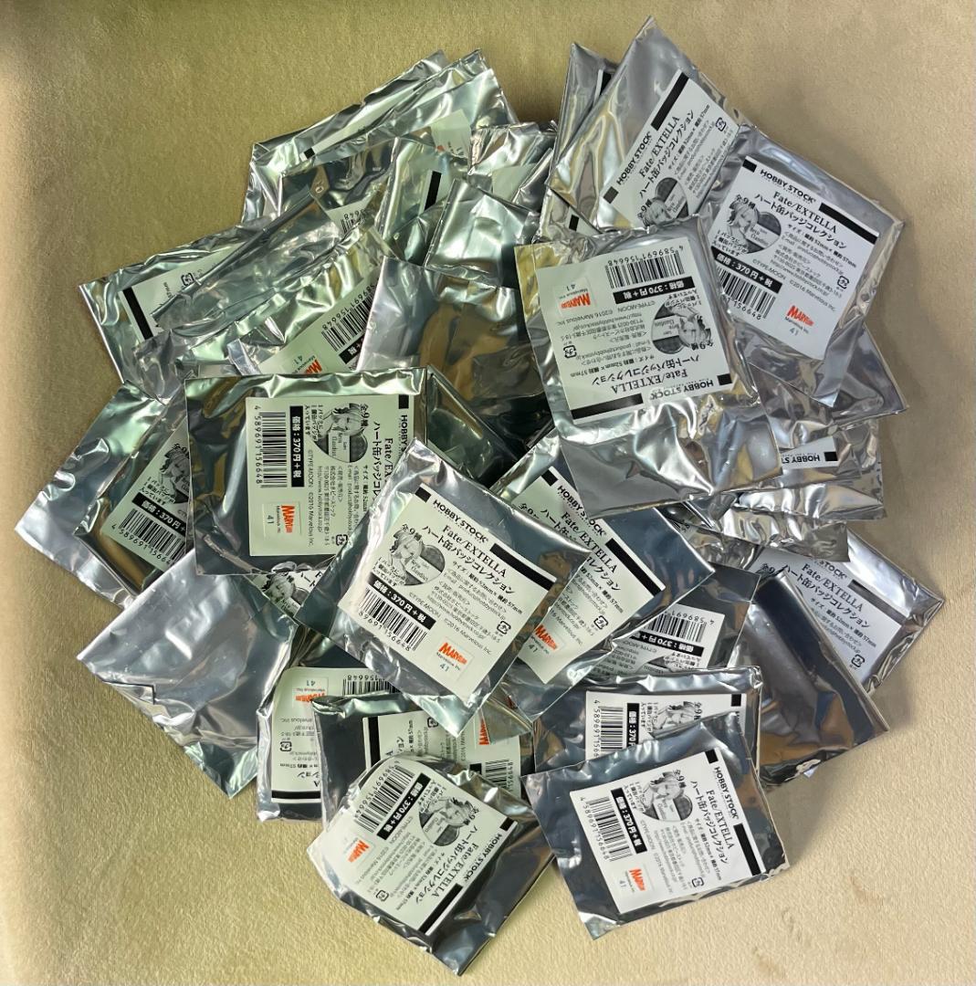 Fate/EXTELLA　ハート缶バッジコレクション　バラ58個　未開封品 非売品 限定 Fate EXTELLA ミニ缶バッジ 3個セット - メルカリ