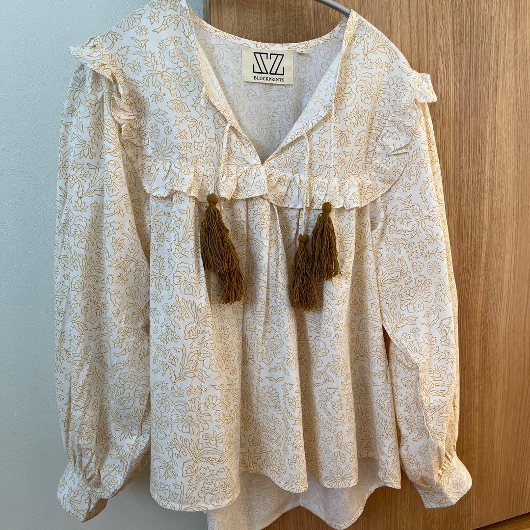 SZ BLOCKPRINTS ブラウス SZ BLOCKPRINTS(エスゼット ブロックプリント)｜KALI TOP DITSY プル