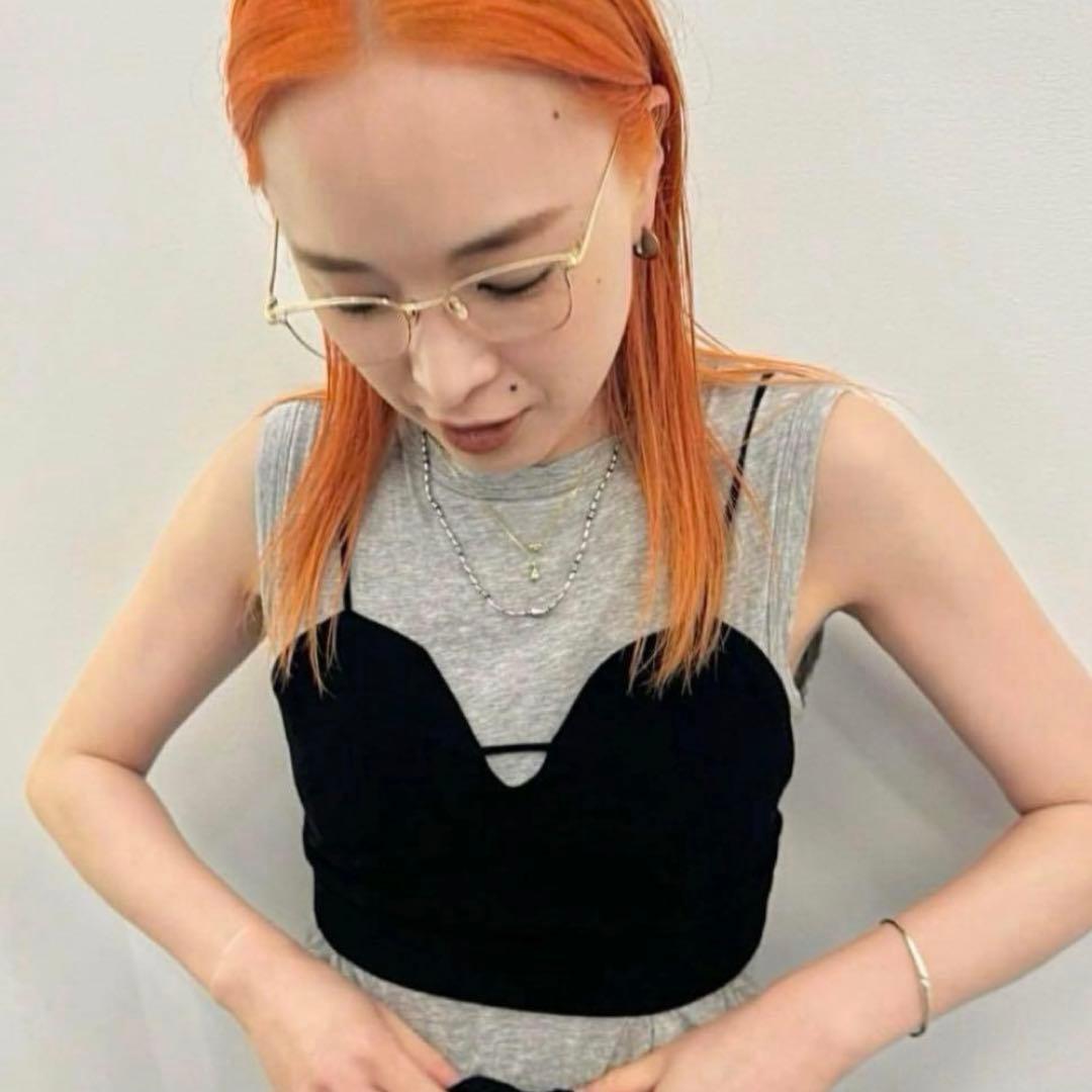 fumie tanaka フミエタナカ ビスチェ plain line cam - トップス