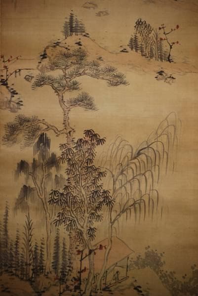 真作/中西耕石/山水幽居図/布袋屋掛軸HB-812 真作/中西耕石/山水幽居図/布袋屋掛軸HB-812 - メルカリ