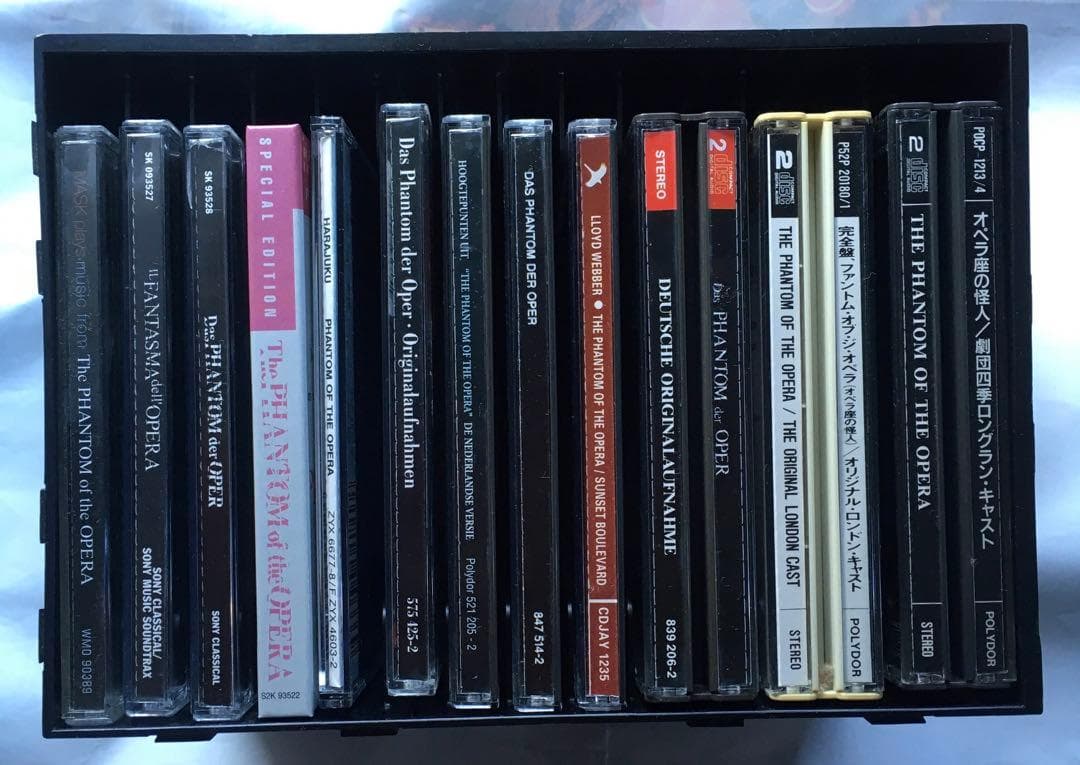 オペラ座の怪人CD12種セット ミュージカル版＆2004映画 日本/海外キャスト