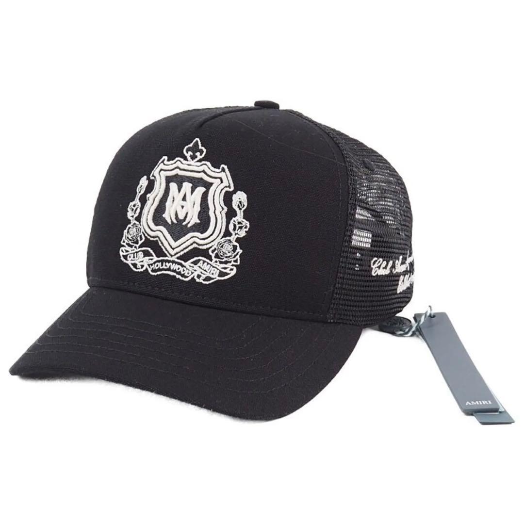 25FW AMIRI MA CREST TRUCKER HAT / BLK - メルカリ