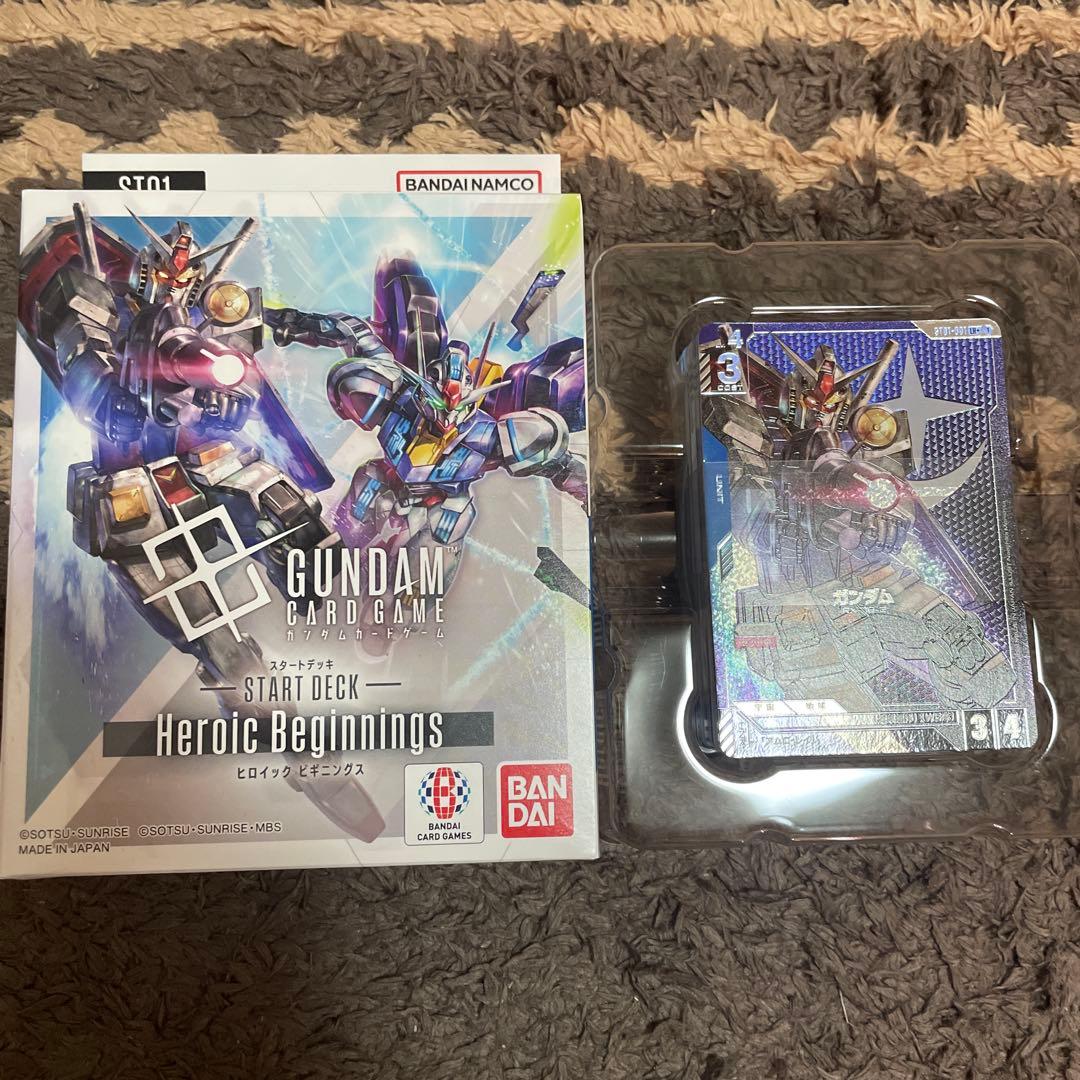【ゴットデッキ】ST01ガンダムカードゲーム ヒロイック ビギニングス パラレル Amazon.co.jp: ガンダムカードゲーム スタートデッキ Heroic