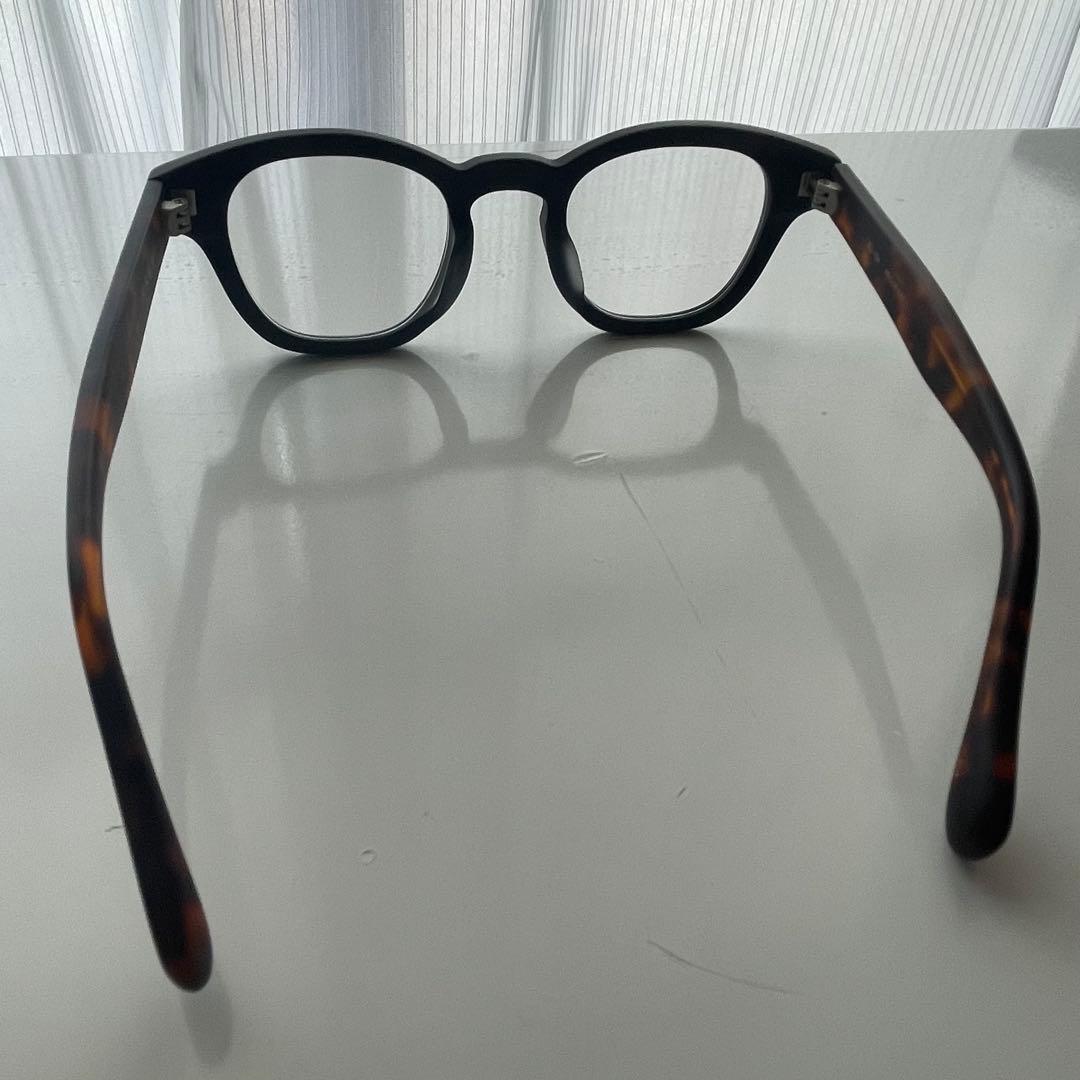 新品未使用】杉本圭 べっ甲フレーム マット 鯖江産メガネ ブラウンSU