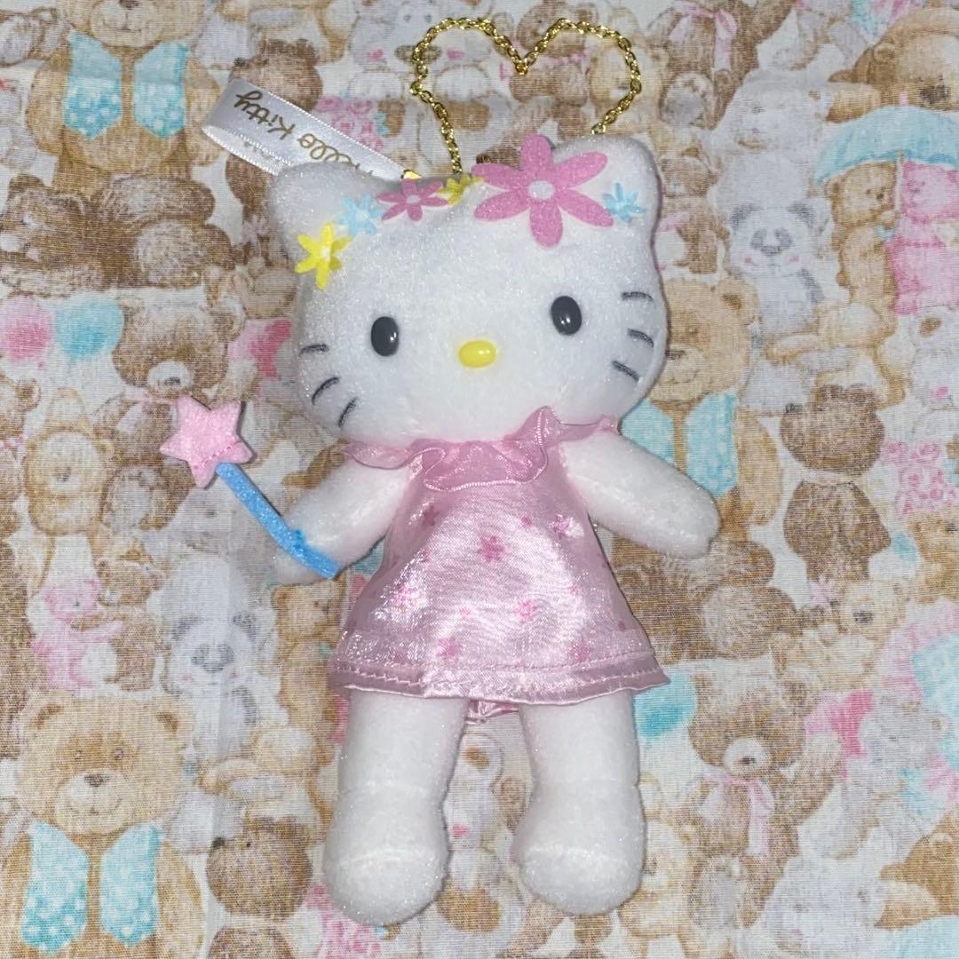 キティ展 ぬいぐるみ マスコットホルダー 妖精 - メルカリ