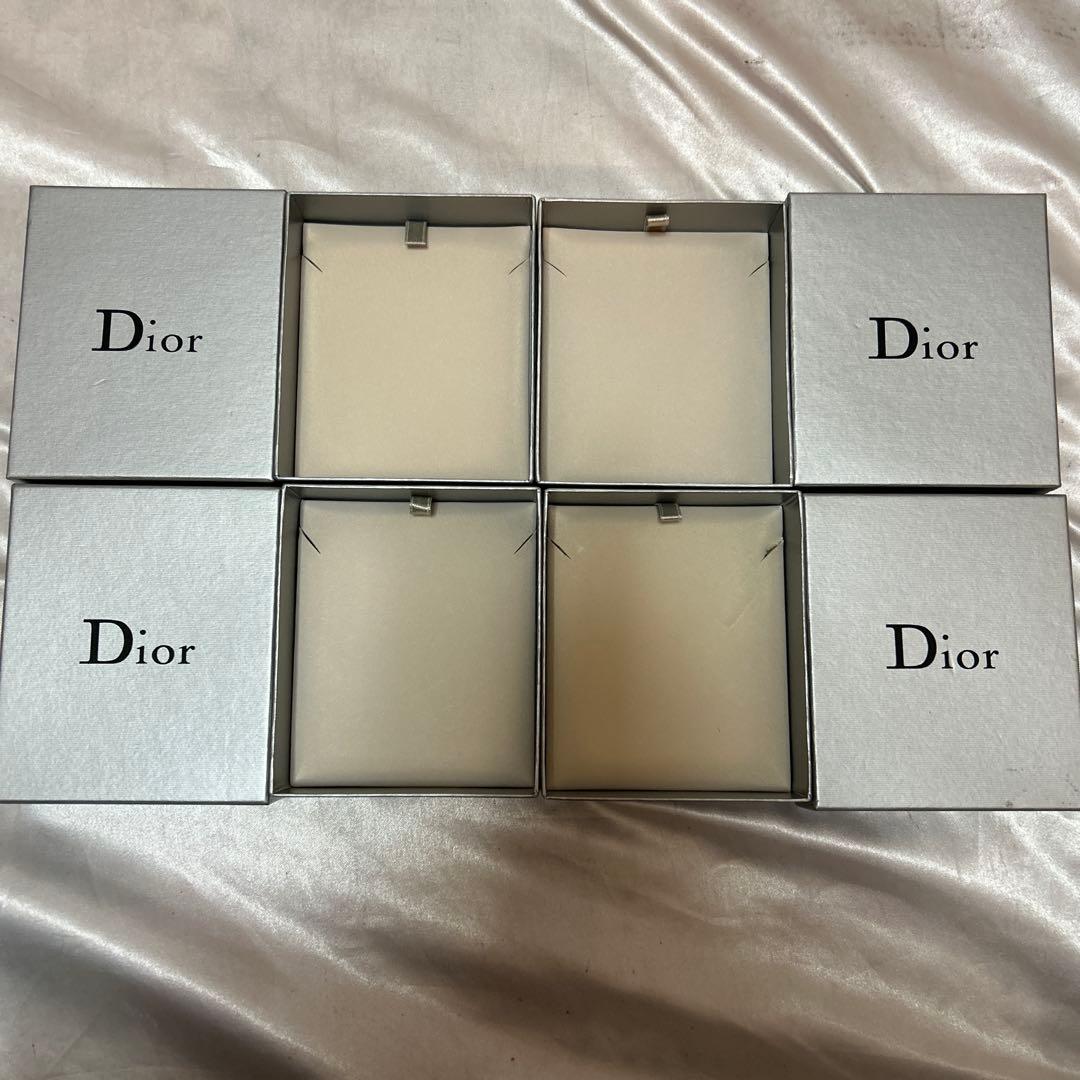 Christian Diorクリスチャンディオールネックレスアクセサリー空箱4点 Dior ディオール Christian クリスチャンディオール 空箱 BOX