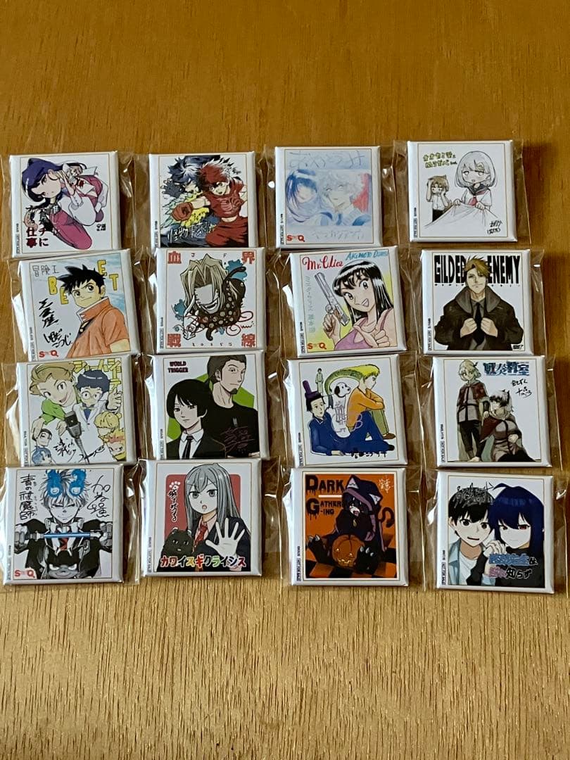 ジャンプSQ定期購読者限定 角缶バッジ16個セット 当選品 - メルカリ