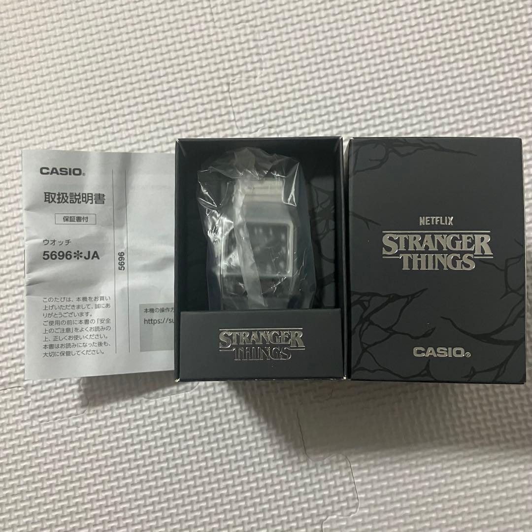 CASIO STRANGER THINGS AQ-800EST-1AJR 新品 CASIO G-SHOCK AQ-800EST-1AJR CLASSIC Stranger Things Silver JAPAN
