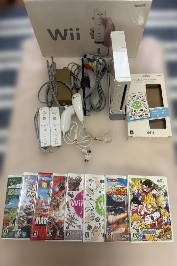 値下げ】Wii本体とゲームソフト8本セット【動作確認済み】 - メルカリ