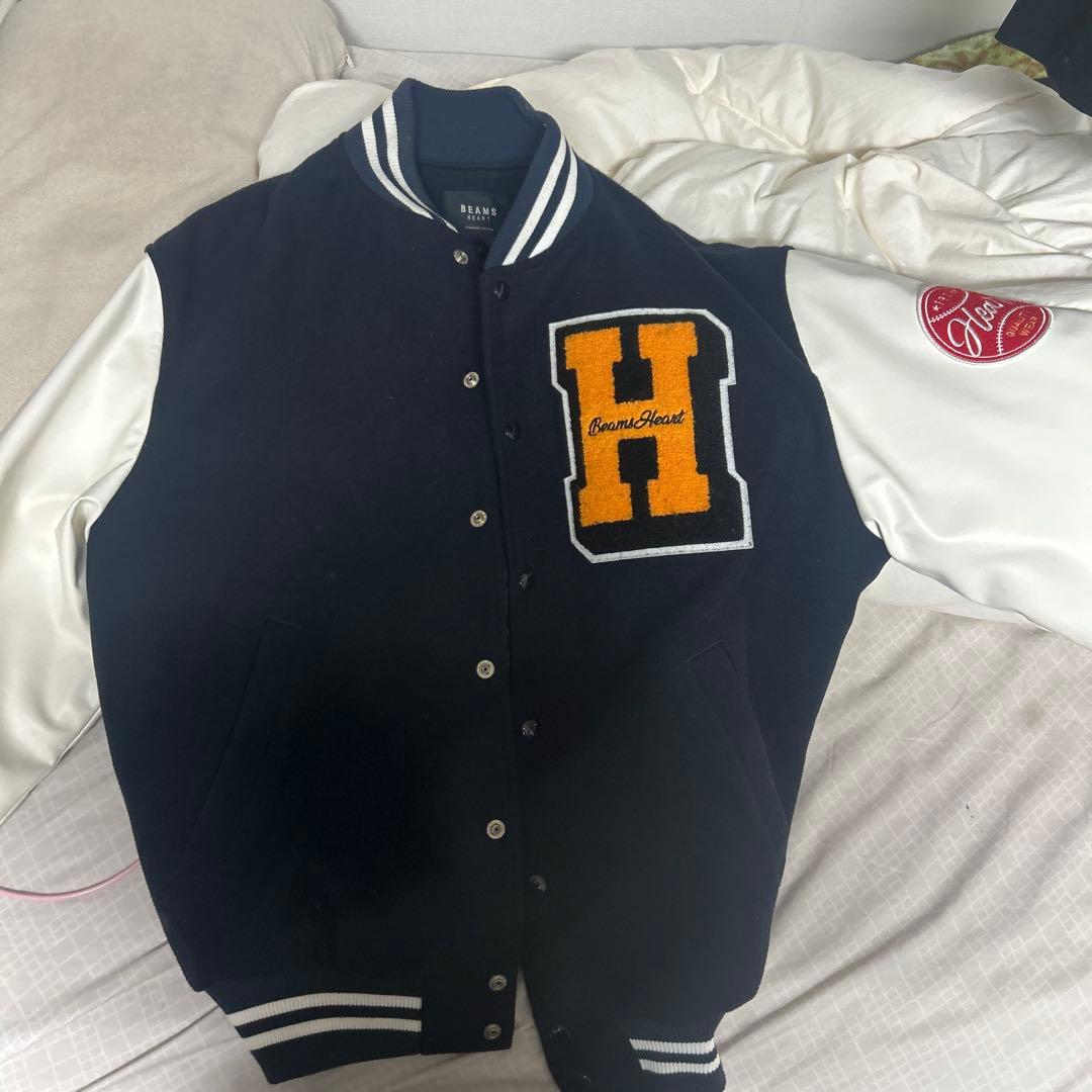 Beams Heart スタジャン ネイビー 76 - メルカリ
