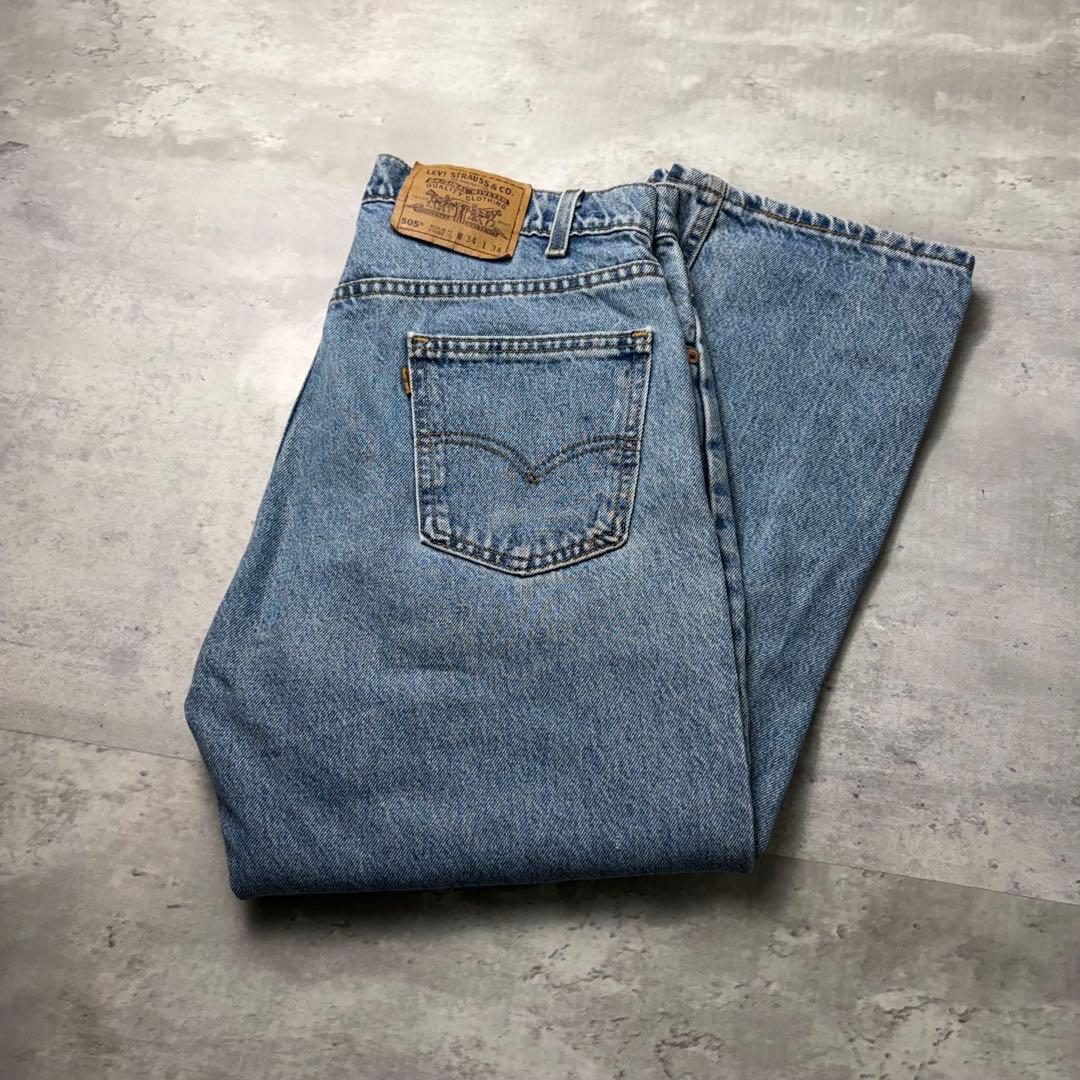 90s USA製 Levis 505 オレンジタブ デニムパンツ W34 - メルカリ