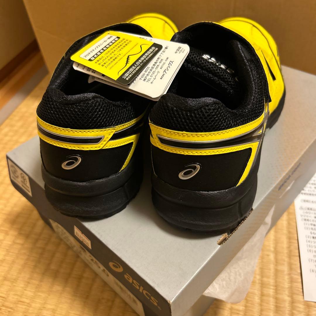 ASICS ウィンジョブ CP 101 25.0 イエロー/ブラック - メルカリ