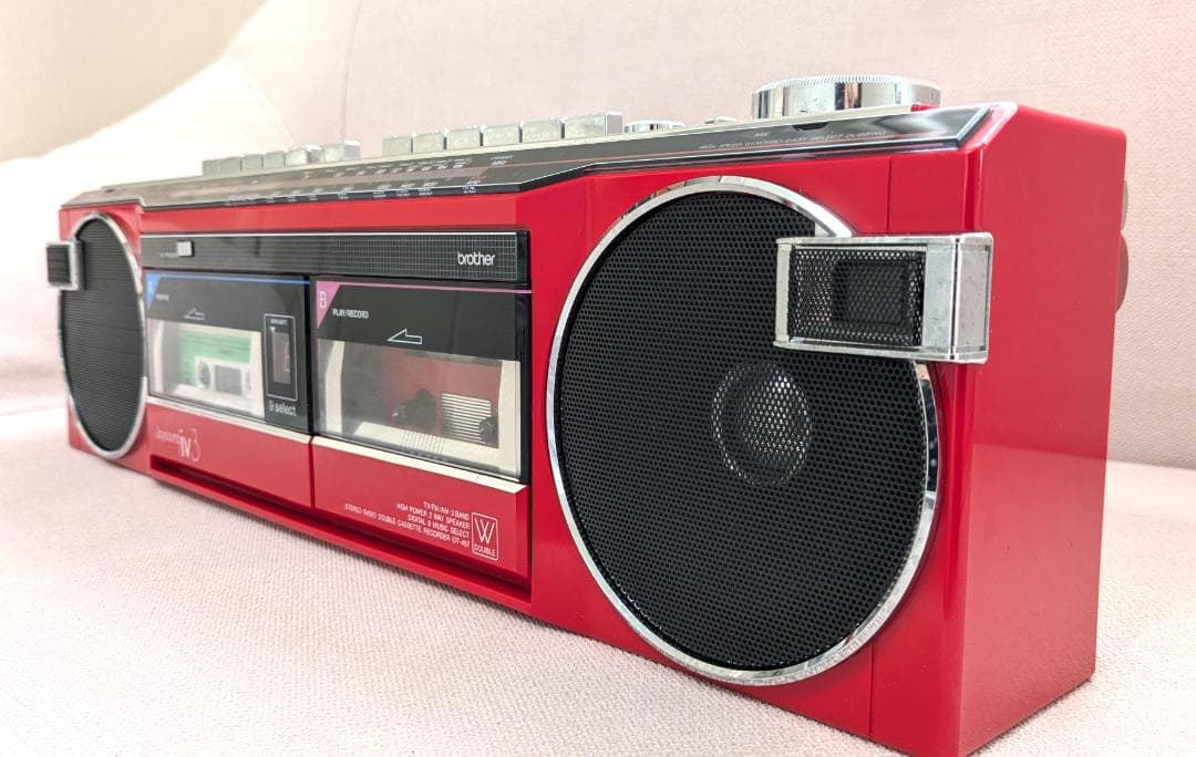 ジャンク品 ラジカセ ブラザー ステレオ カセット レコーダー OT-457