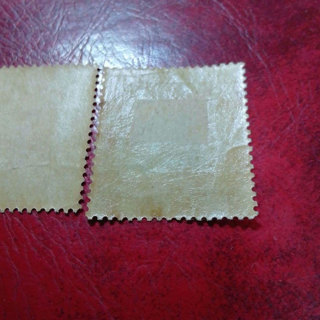 銭単位切手 大正5年 裕仁立太子礼記念 3種完 ヒンジ片あり