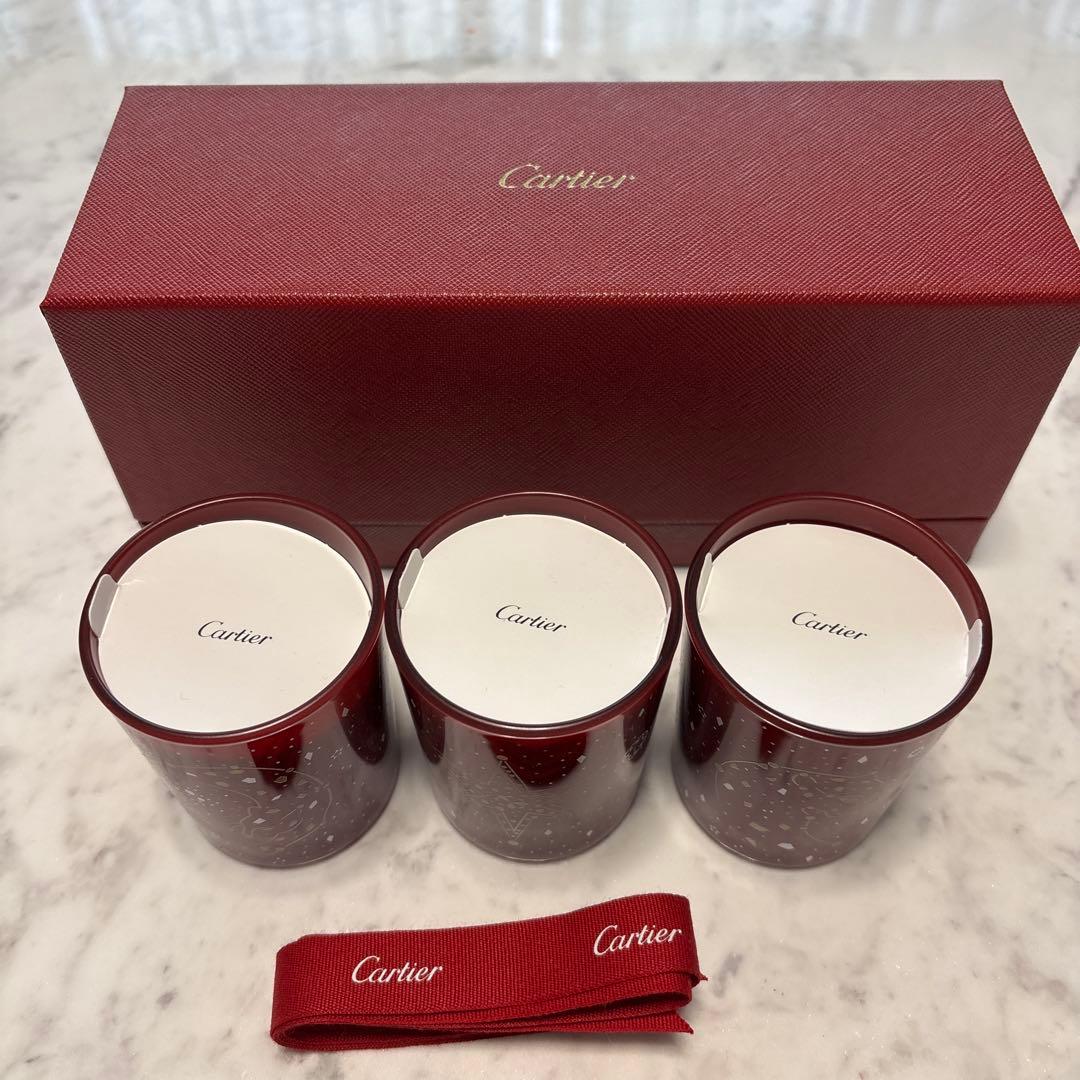 Cartier アロマキャンドル 3個セット非売品 - メルカリ