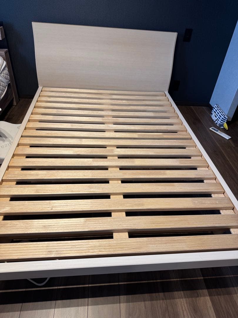 高級フランスベッド　ダブルベッドフレーム　型　STB-04 フレームのみ】収納なし STB-04［レッグ］(ダブルサイズ/ブラック