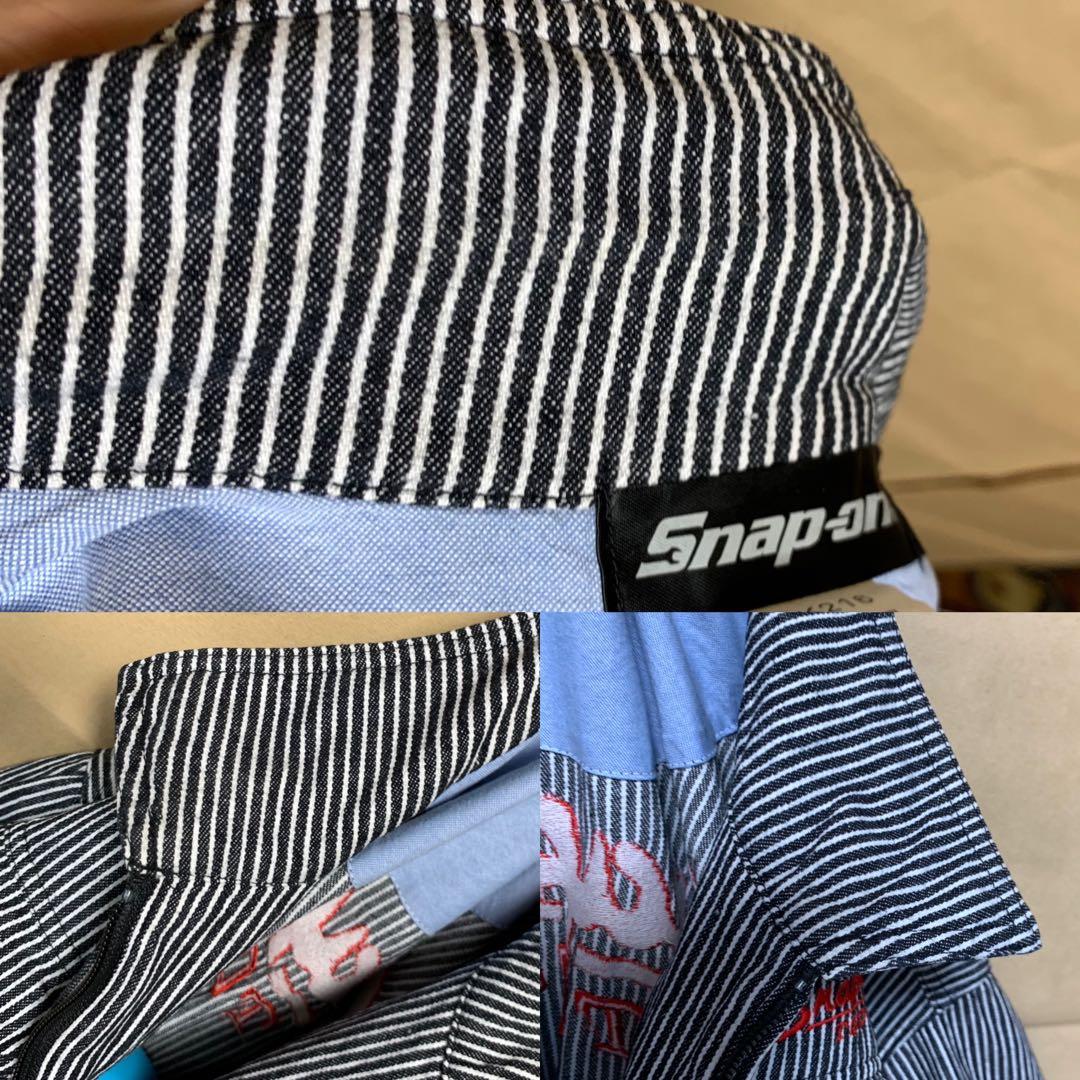 Snap-on ツナギ 作業着 XL ヒッコリー スナップオン ストライプ - メルカリ