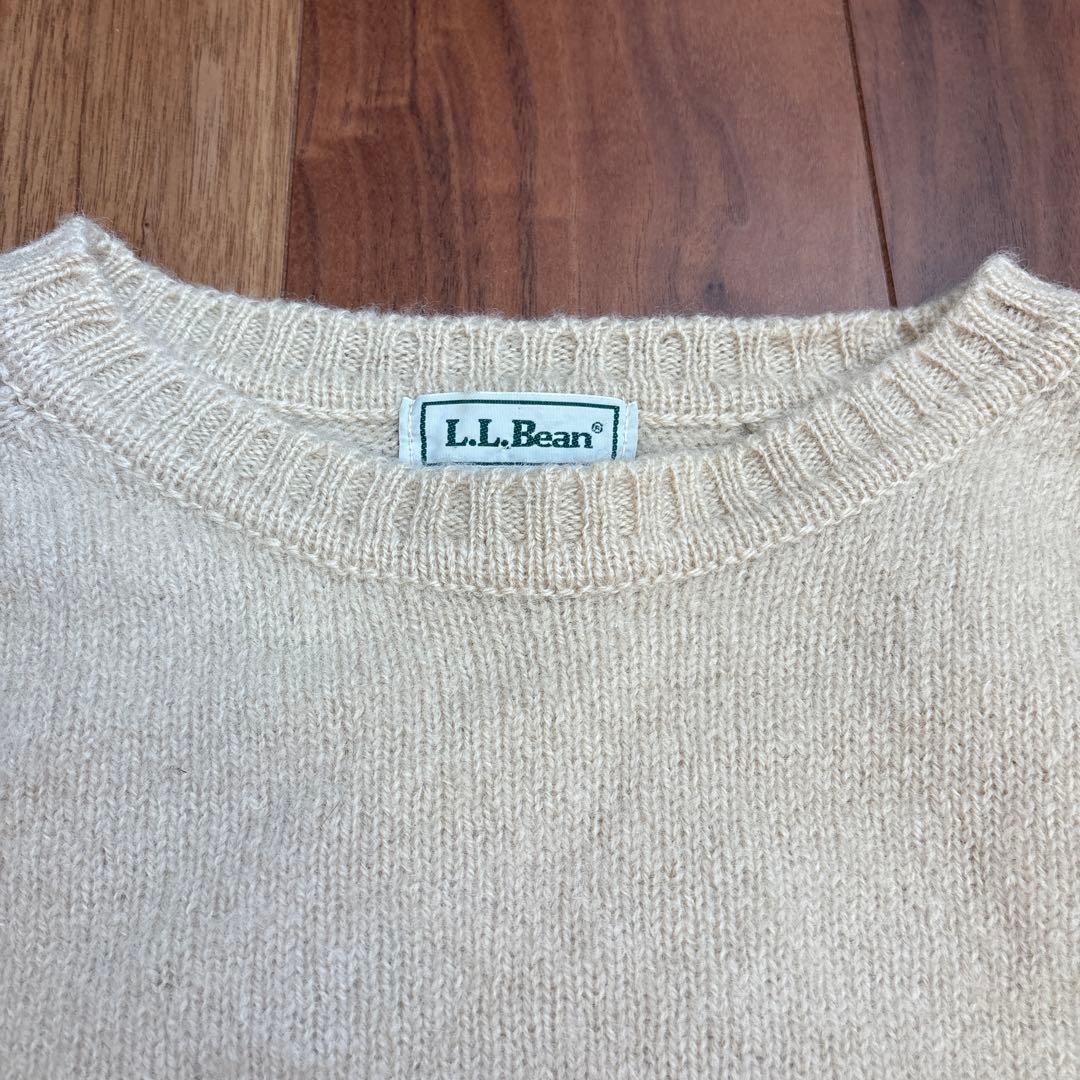 90s L.L.Bean エルエルビーン　スコットランド製 ウールニット L