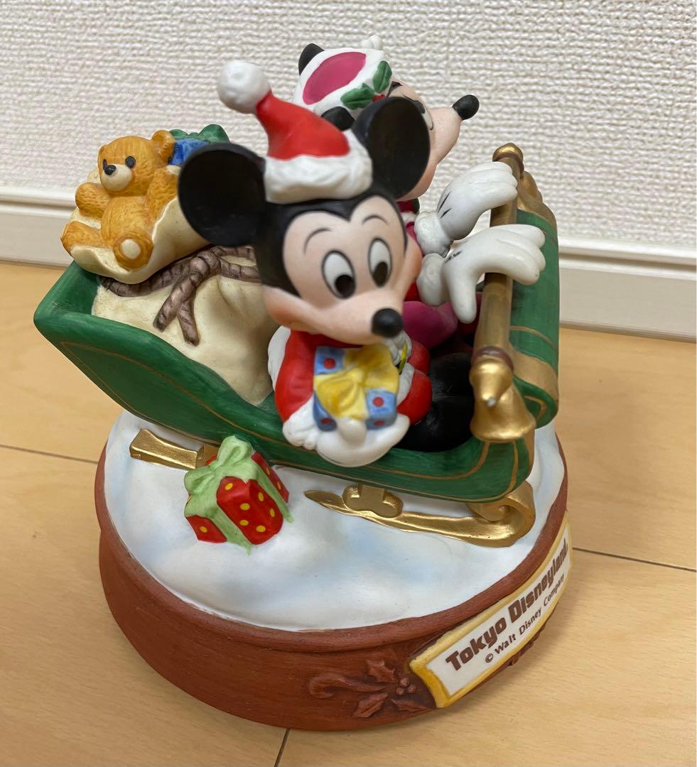 ディズニー ミッキー ミニー クリスマス オルゴール Disney レア