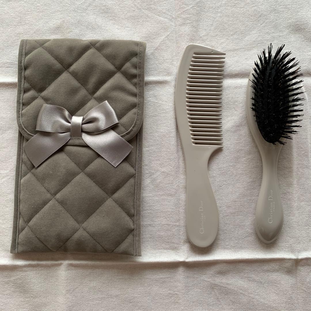 Christian Diorクリスチャンディオール ヘアブラシ コーム ポーチ