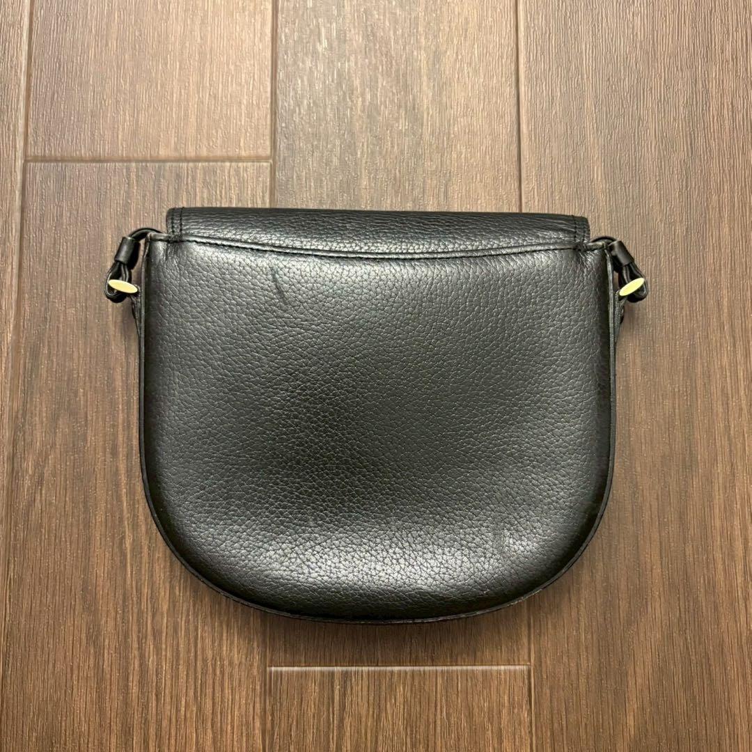 希少】バーバリー ショルダーバッグ ノバチェック シボ革 レザー