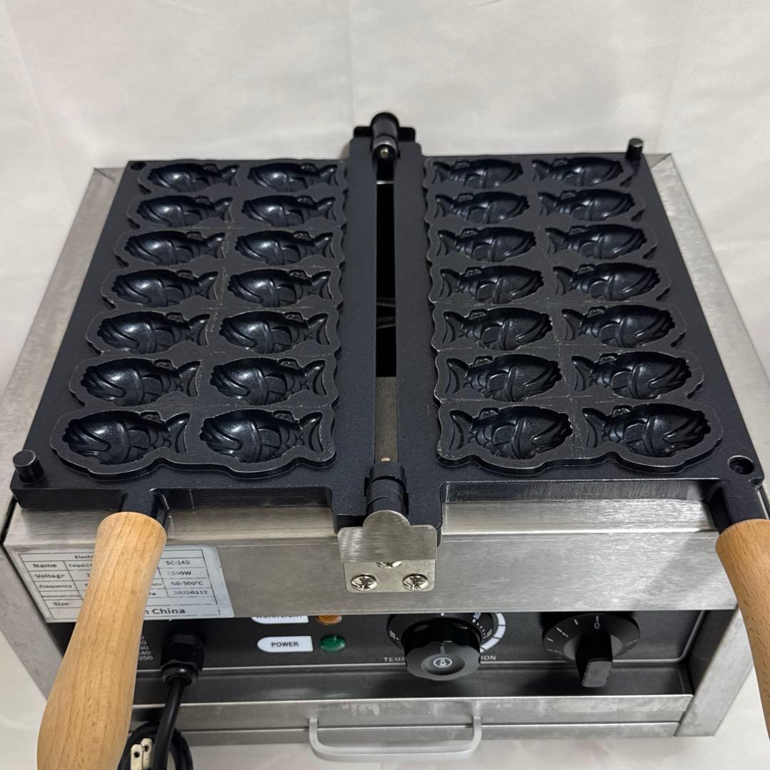 送料込 たい焼き機、業務用電気たい焼き機 14穴ミニたい焼き機 - メルカリ