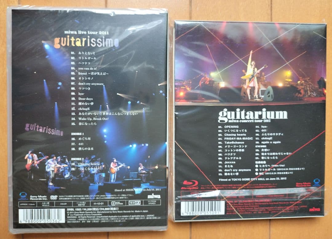 miwa☆未開封初回限定盤DVD＋Blu-ray 6点セット