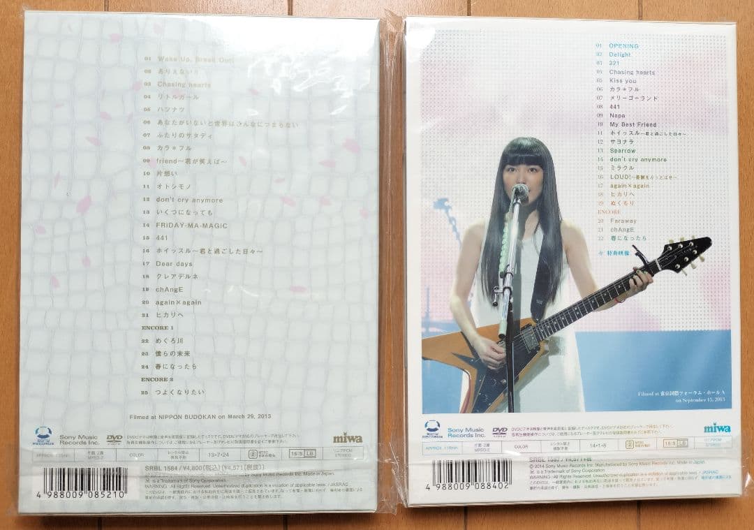 miwa☆未開封初回限定盤DVD＋Blu-ray 6点セット